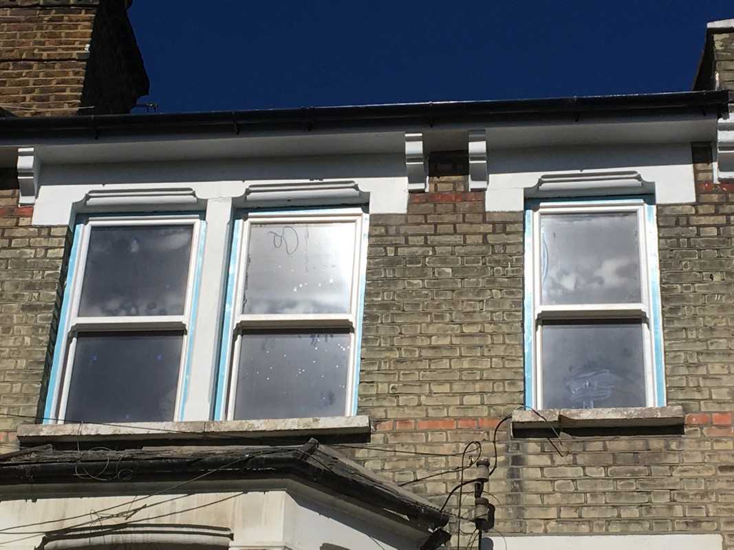 New uPVC sash windows fitted on Victorian terrace in Kilburn
